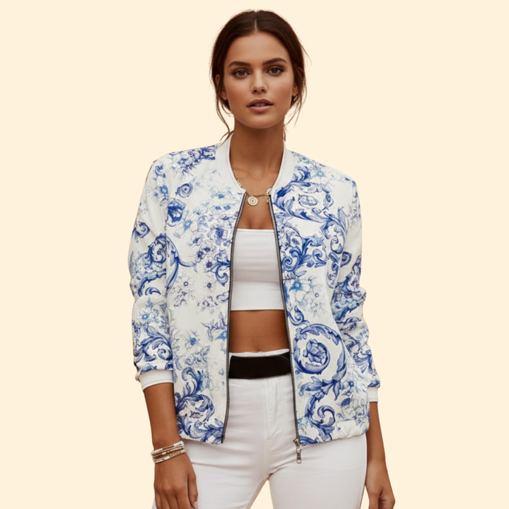 Women’s Printed Bomber Jacket