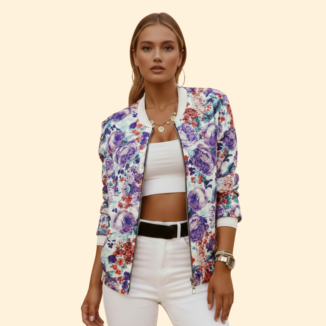 Women’s Printed Bomber Jacket