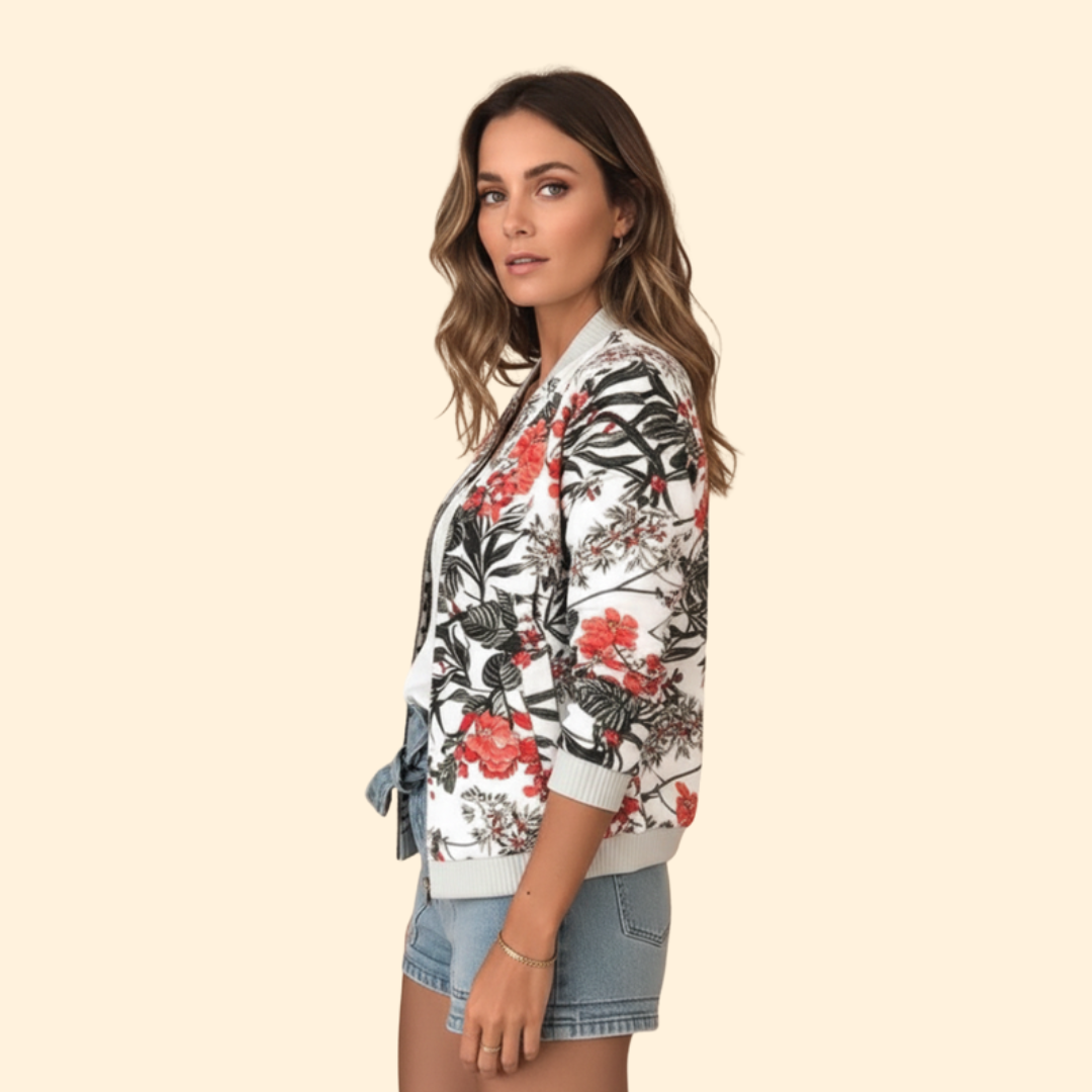 Women’s Printed Bomber Jacket