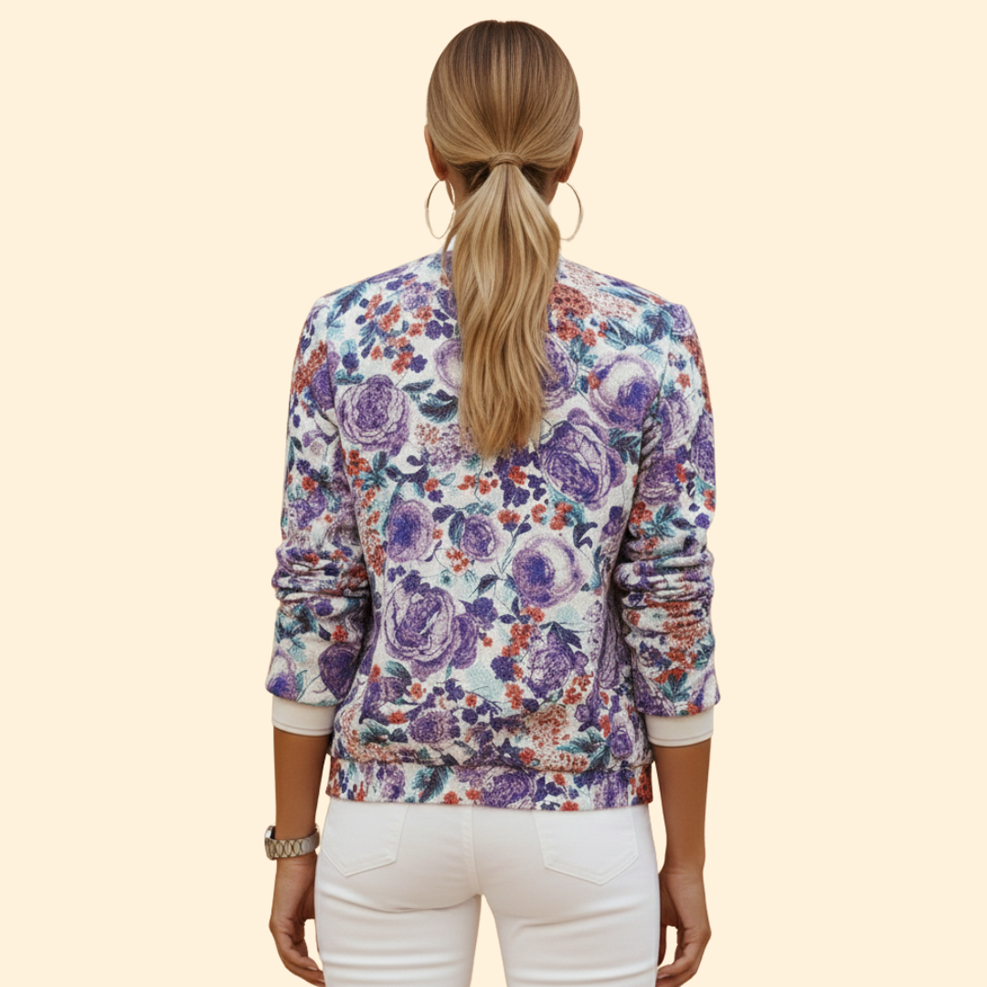 Women’s Printed Bomber Jacket