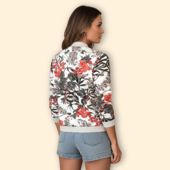 Women’s Printed Bomber Jacket