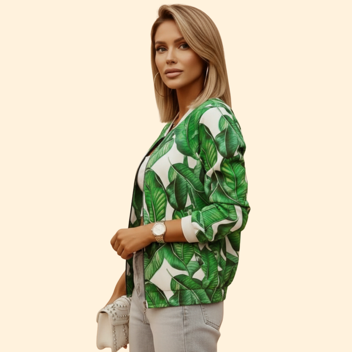 Women’s Printed Bomber Jacket