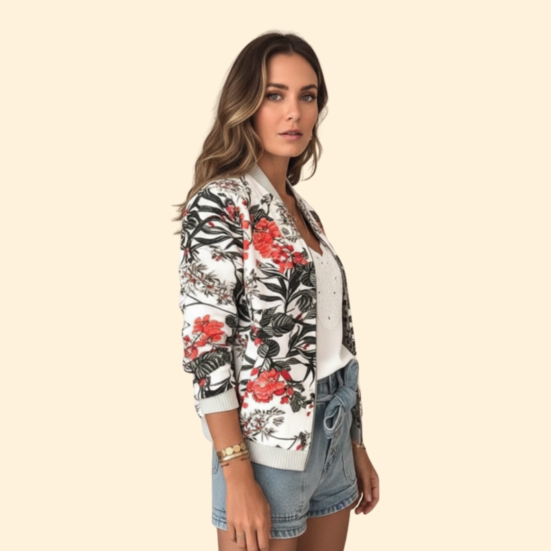 Women’s Printed Bomber Jacket