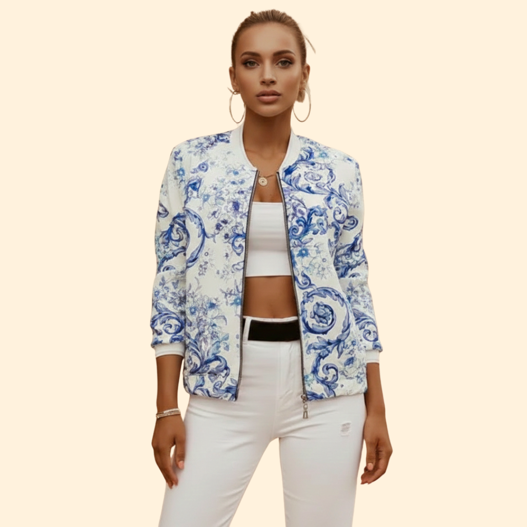 Women’s Printed Bomber Jacket
