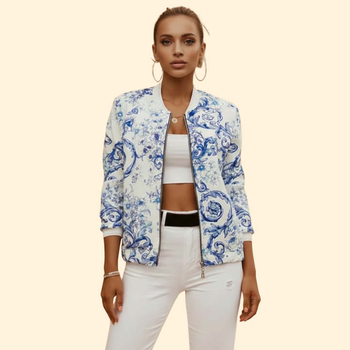 Women’s Printed Bomber Jacket