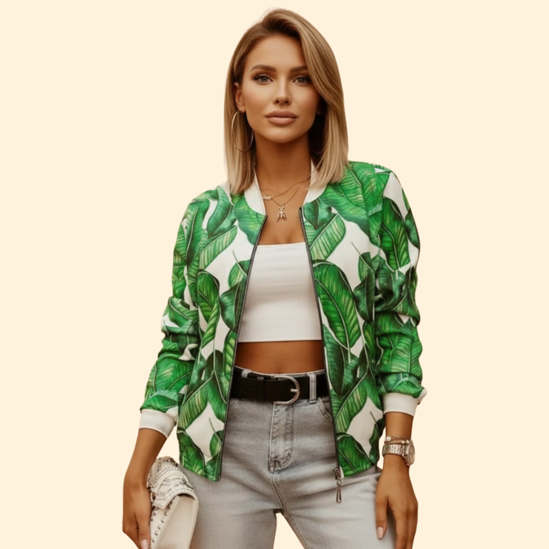 Women’s Printed Bomber Jacket