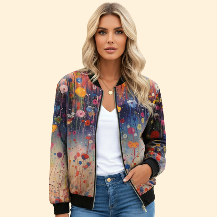 Women’s Printed Bomber Jacket
