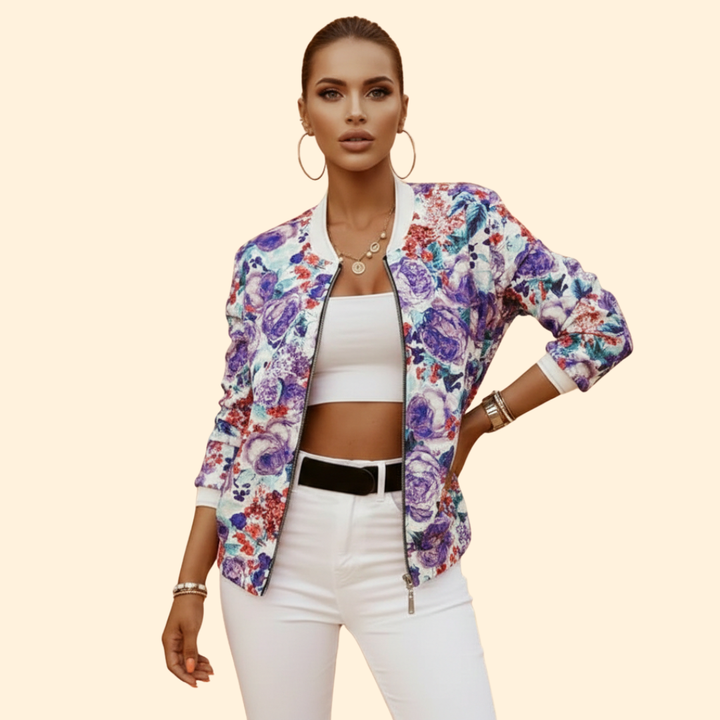 Women’s Printed Bomber Jacket