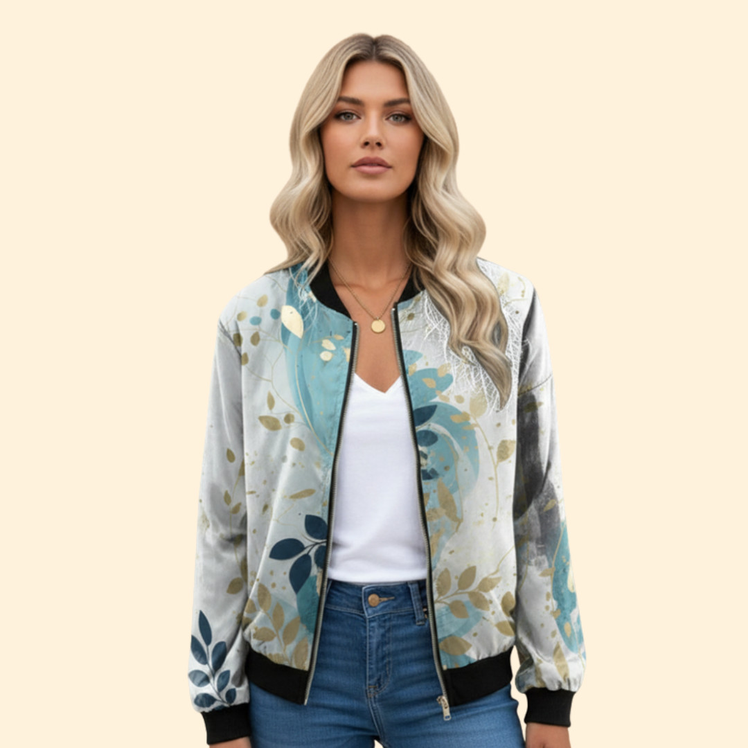 Women’s Printed Bomber Jacket