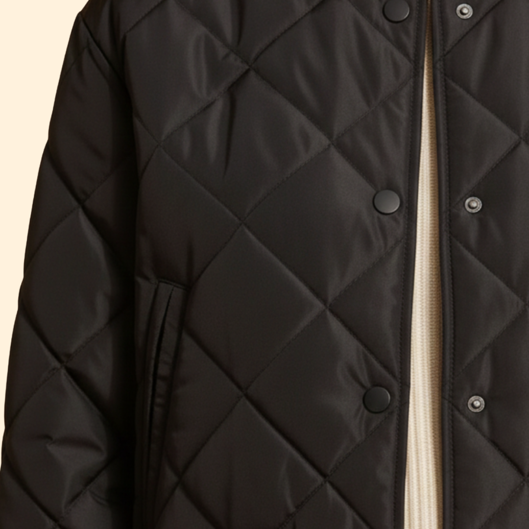 Women's Quilted Bomber Jacket