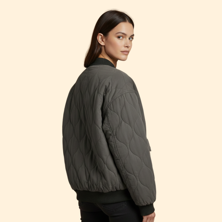Women’s Quilted Bomber Jacket