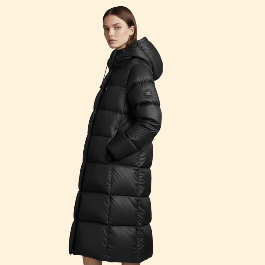 Women’s Quilted Jacket Adjustable Hood Line