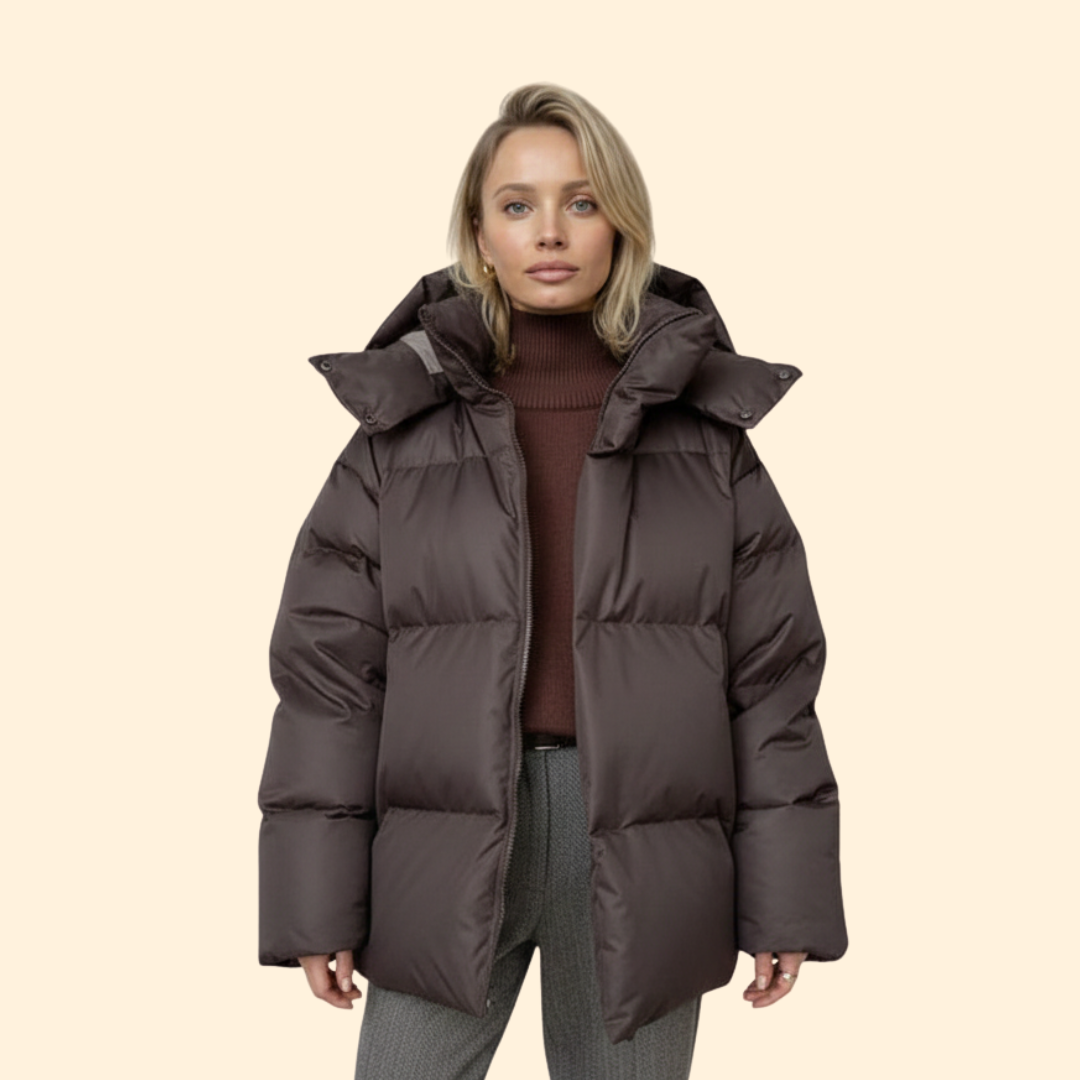 Women’s Quilted Jacket High Collar Line
