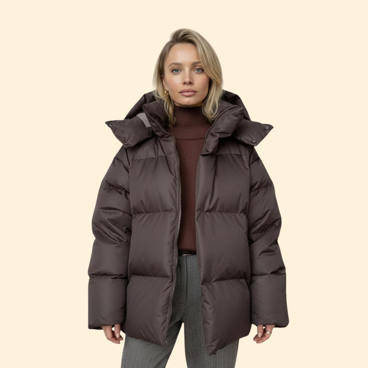 Women’s Quilted Jacket High Collar Line
