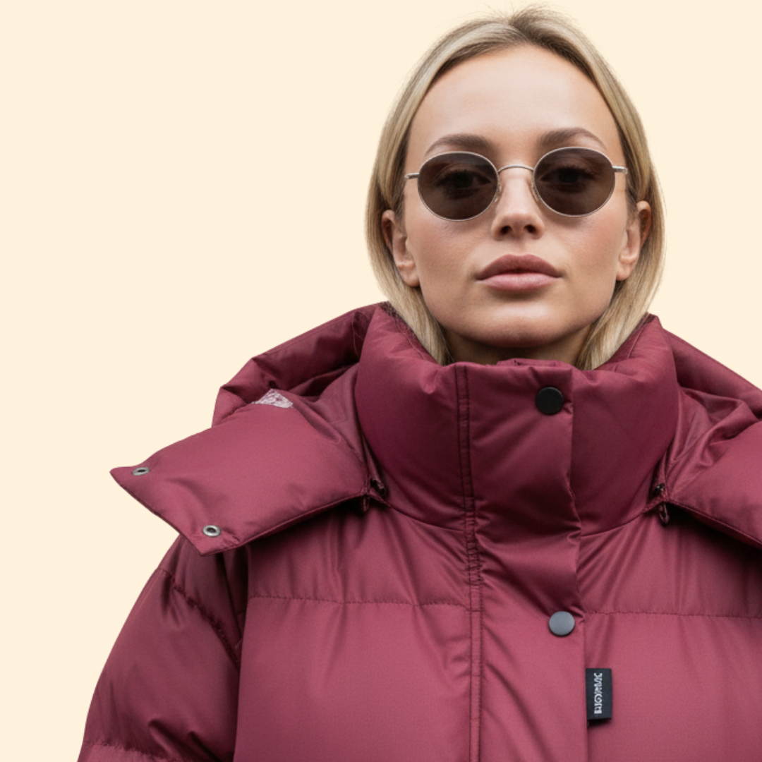 Women’s Quilted Jacket High Collar Line