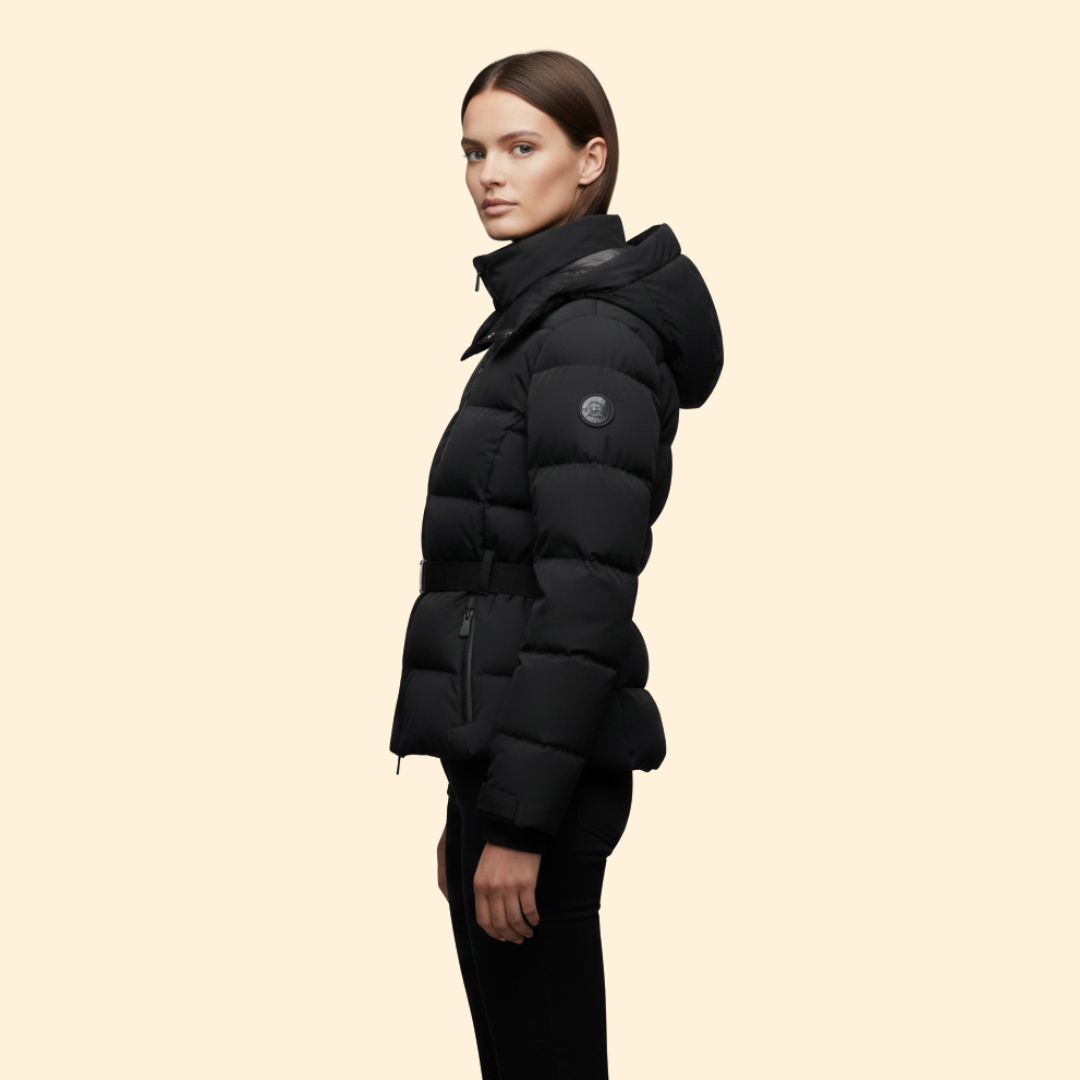 Women’s Quilted Jacket High Collar Shape