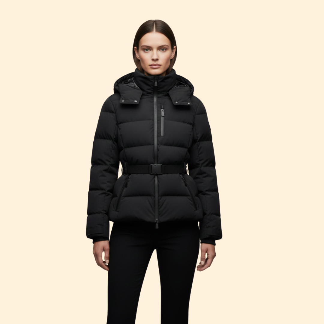 Women’s Quilted Jacket High Collar Shape
