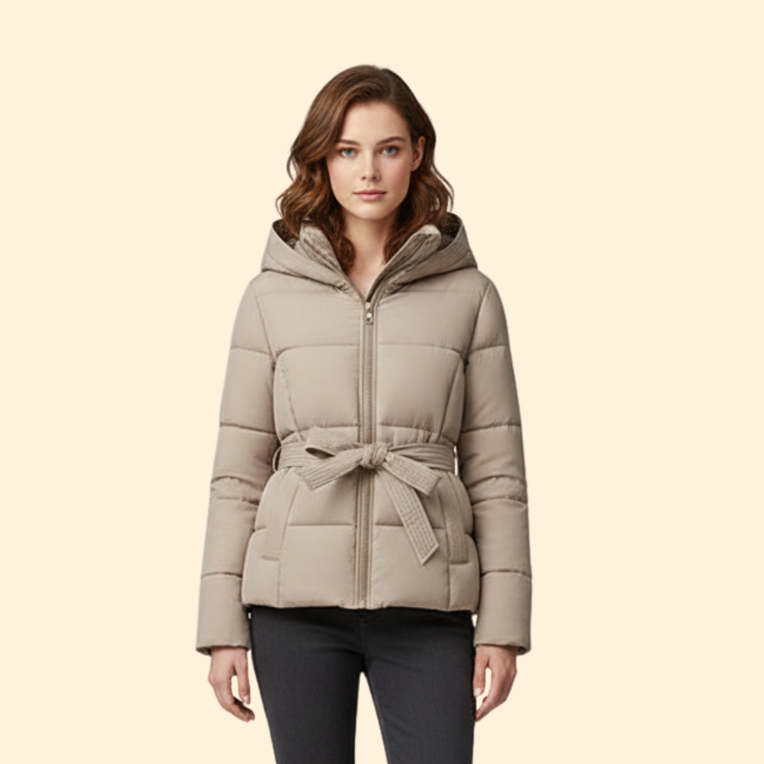 Women’s Quilted Jacket Hooded Shape