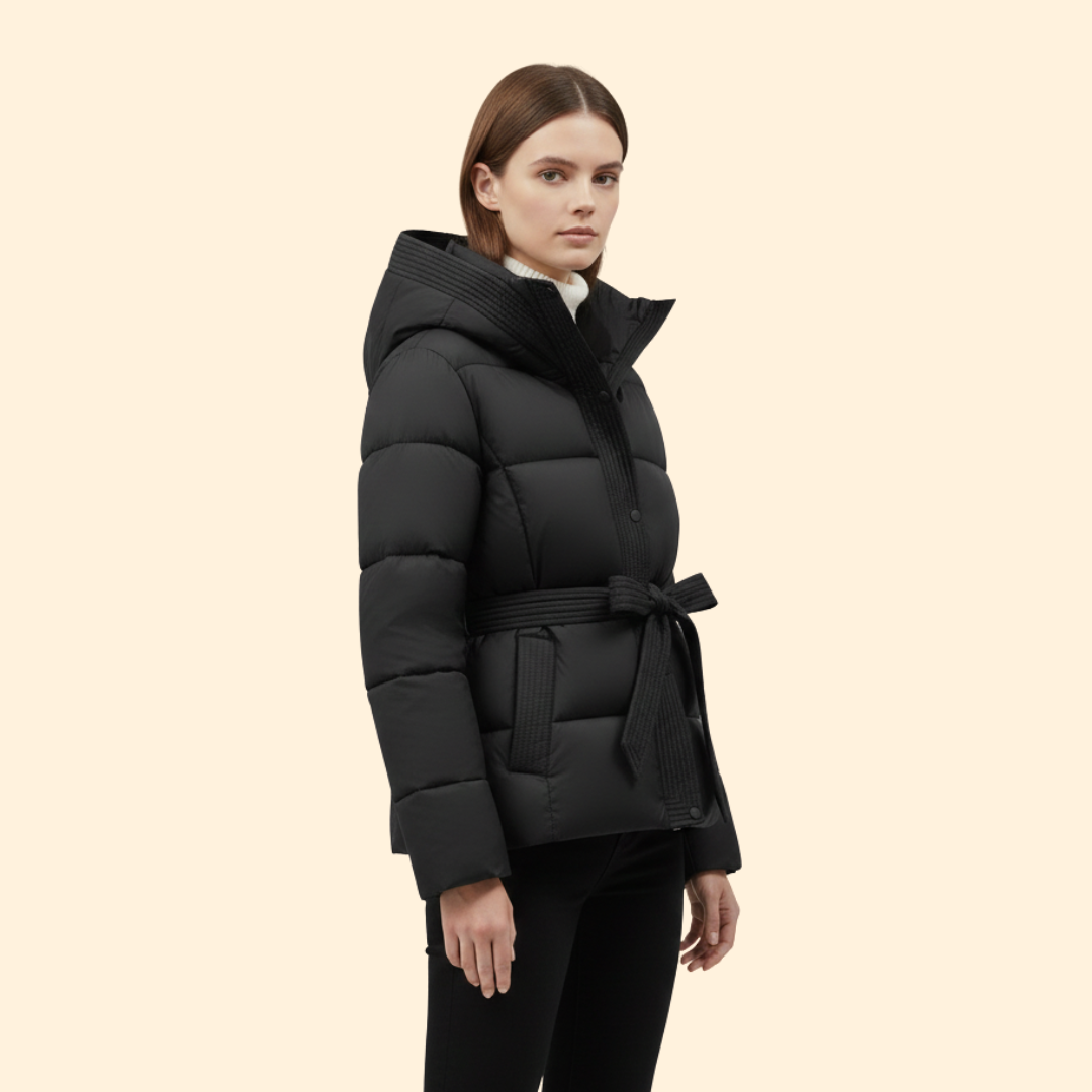 Women’s Quilted Jacket Hooded Shape