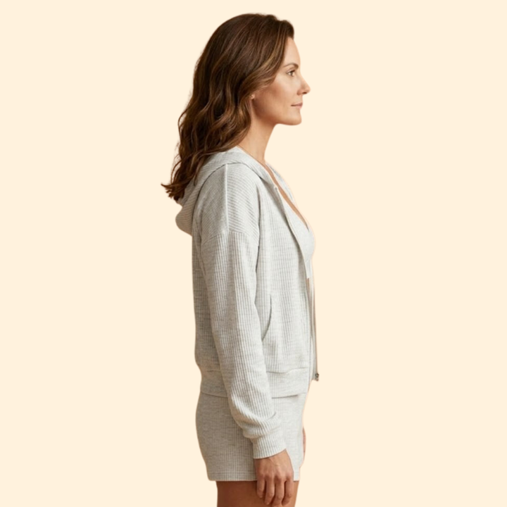 Women's Ribbed Three Piece Set