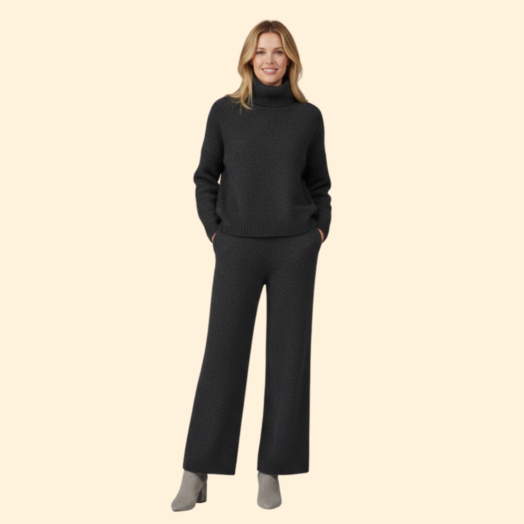 Women’s Roll Neck Knit Set