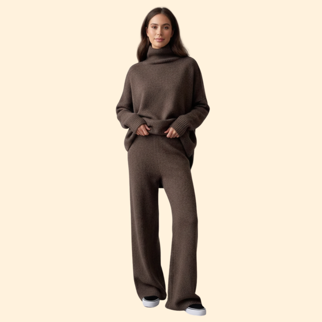 Women’s Roll Neck Knit Set