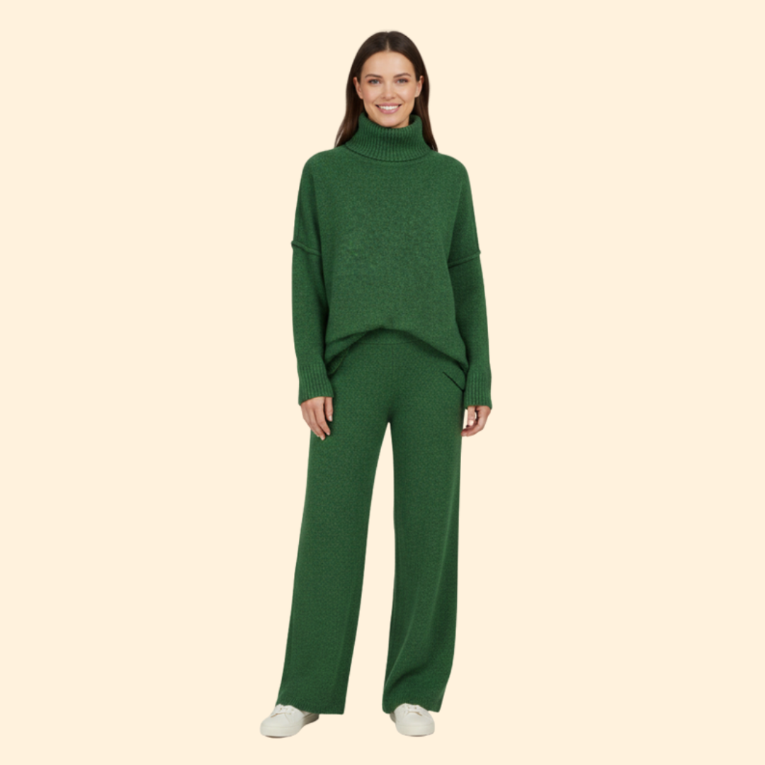 Women’s Roll Neck Knit Set