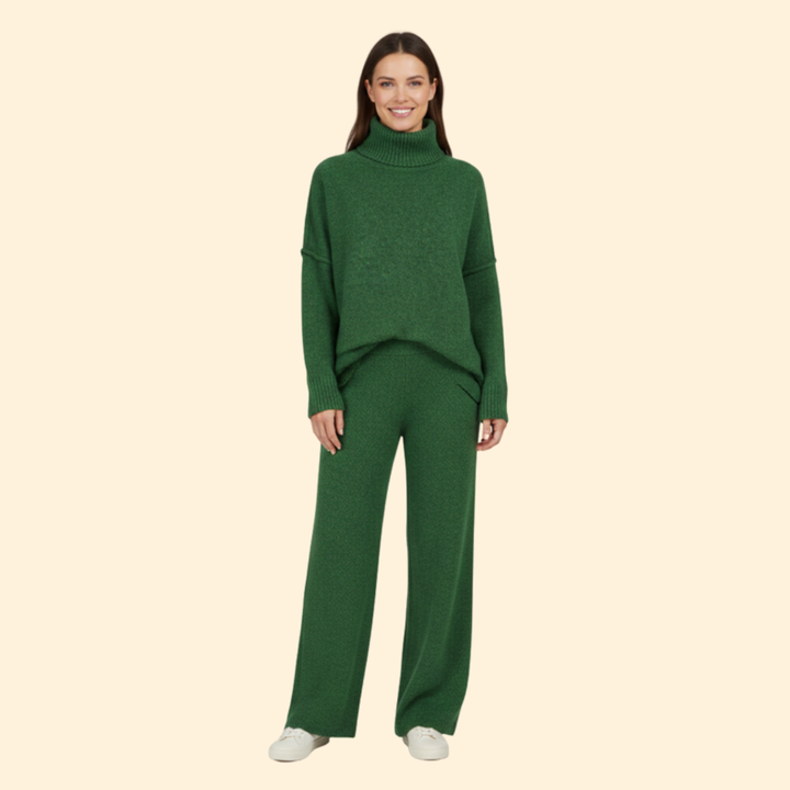 Women’s Roll Neck Knit Set