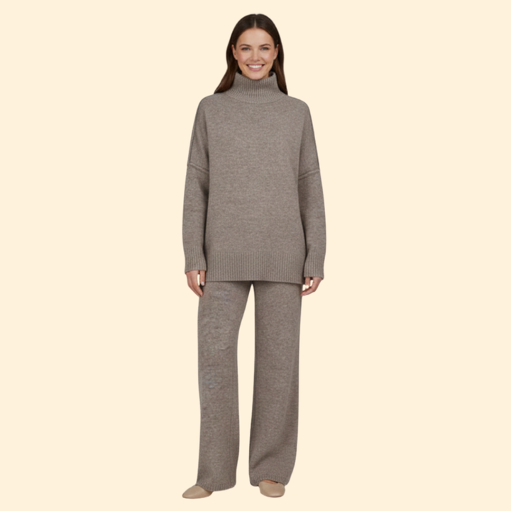 Women’s Roll Neck Knit Set
