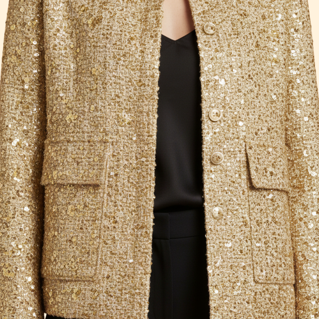 Women's Sequin Bomber Jacket