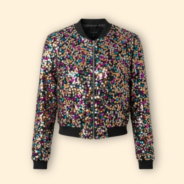 Women’s Sequin Bomber Jacket