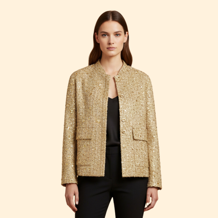 Women's Sequin Bomber Jacket