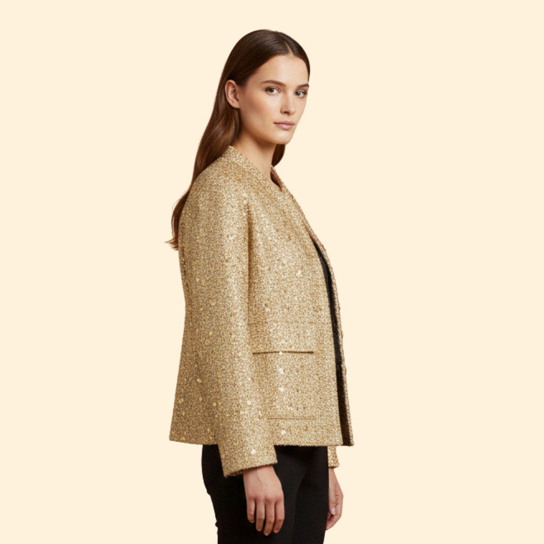 Women's Sequin Bomber Jacket