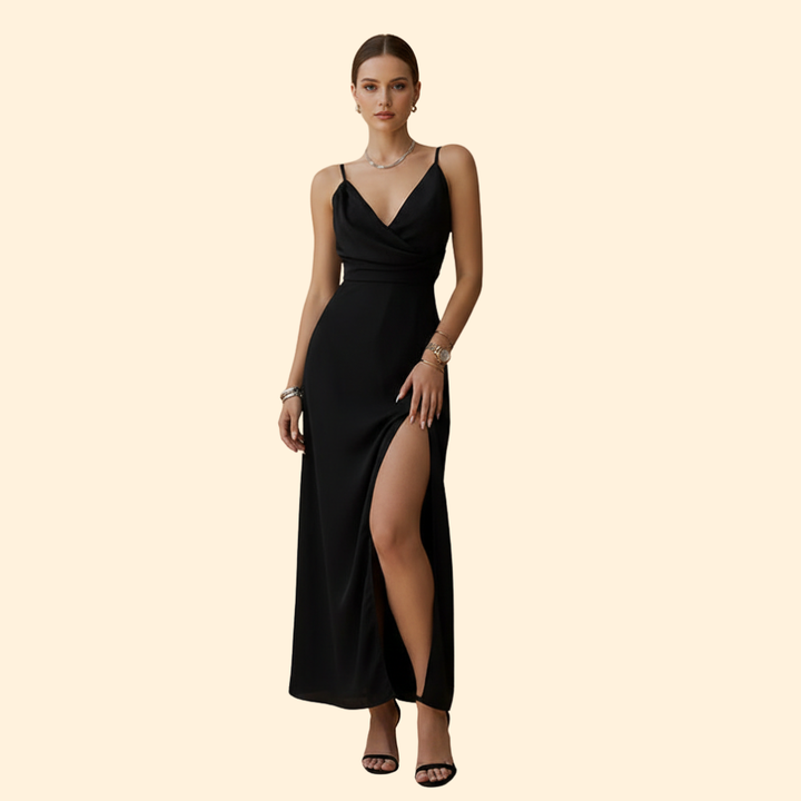 Women’s Sleek V-Neck Dress