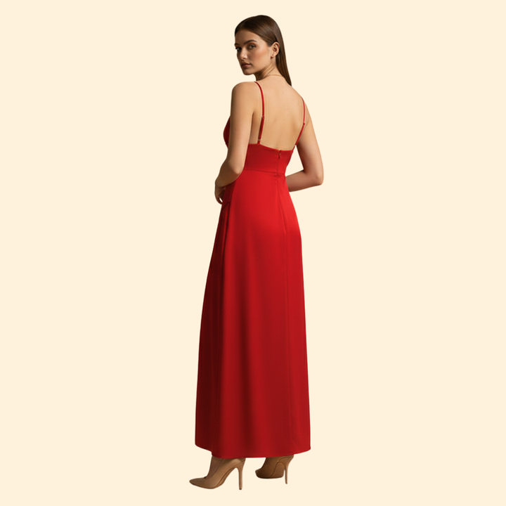 Women’s Sleek V-Neck Dress