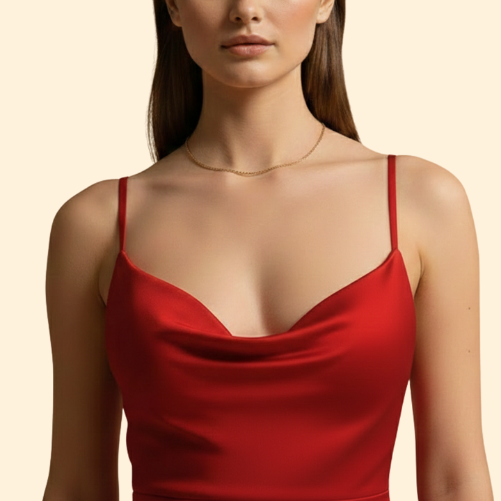 Women’s Sleek V-Neck Dress