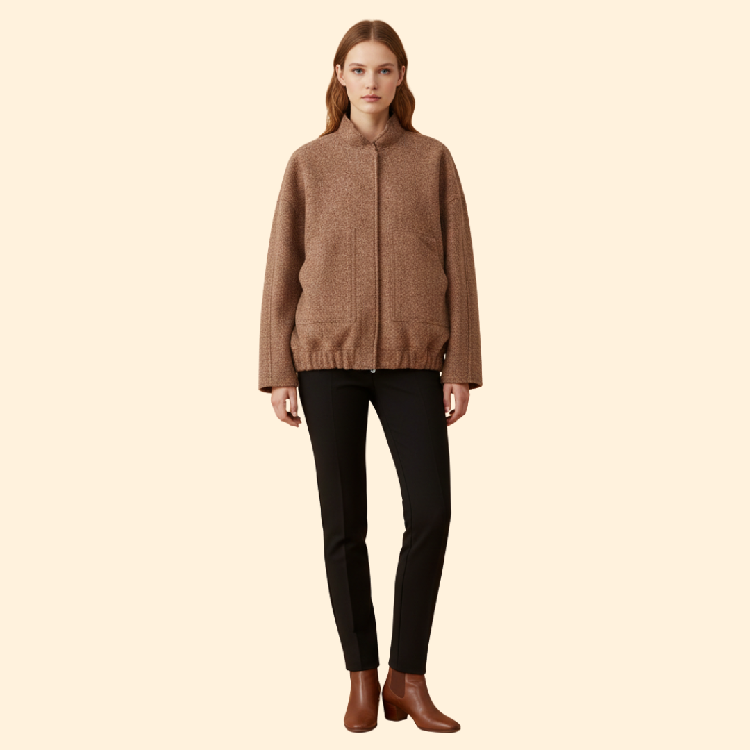 Women’s Soft Oversized Bomber Jacket