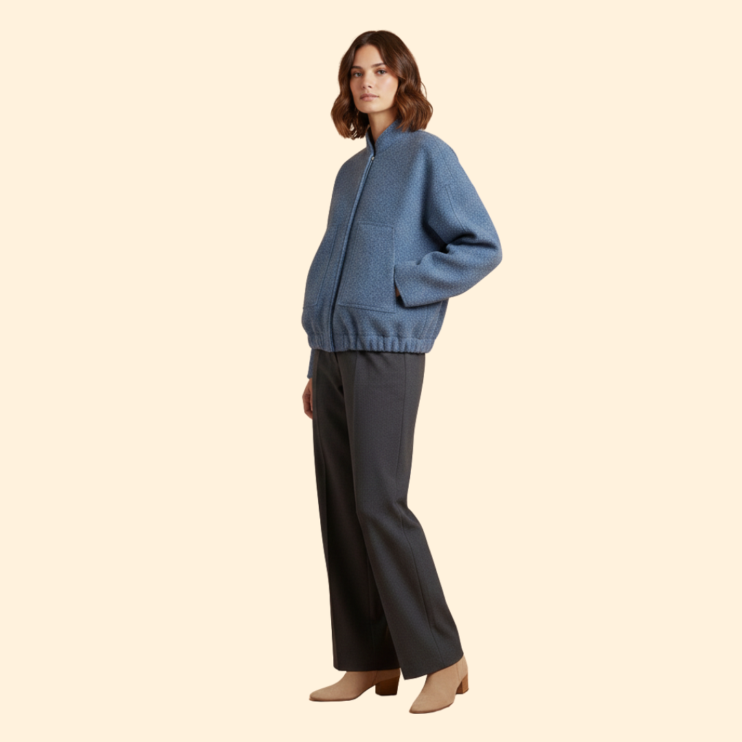 Women’s Soft Oversized Bomber Jacket