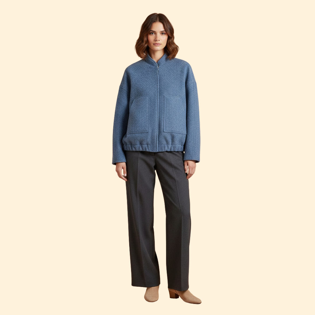 Women’s Soft Oversized Bomber Jacket