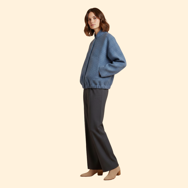 Women’s Soft Oversized Bomber Jacket