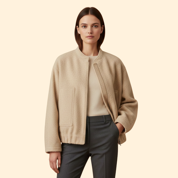 Women’s Soft Oversized Bomber Jacket
