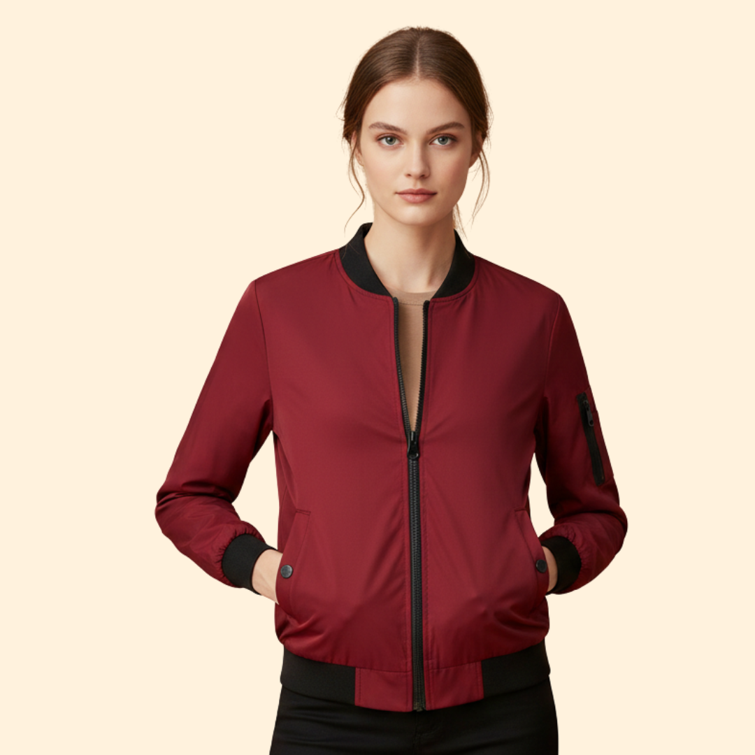 Women's Sporty Bomber Jacket