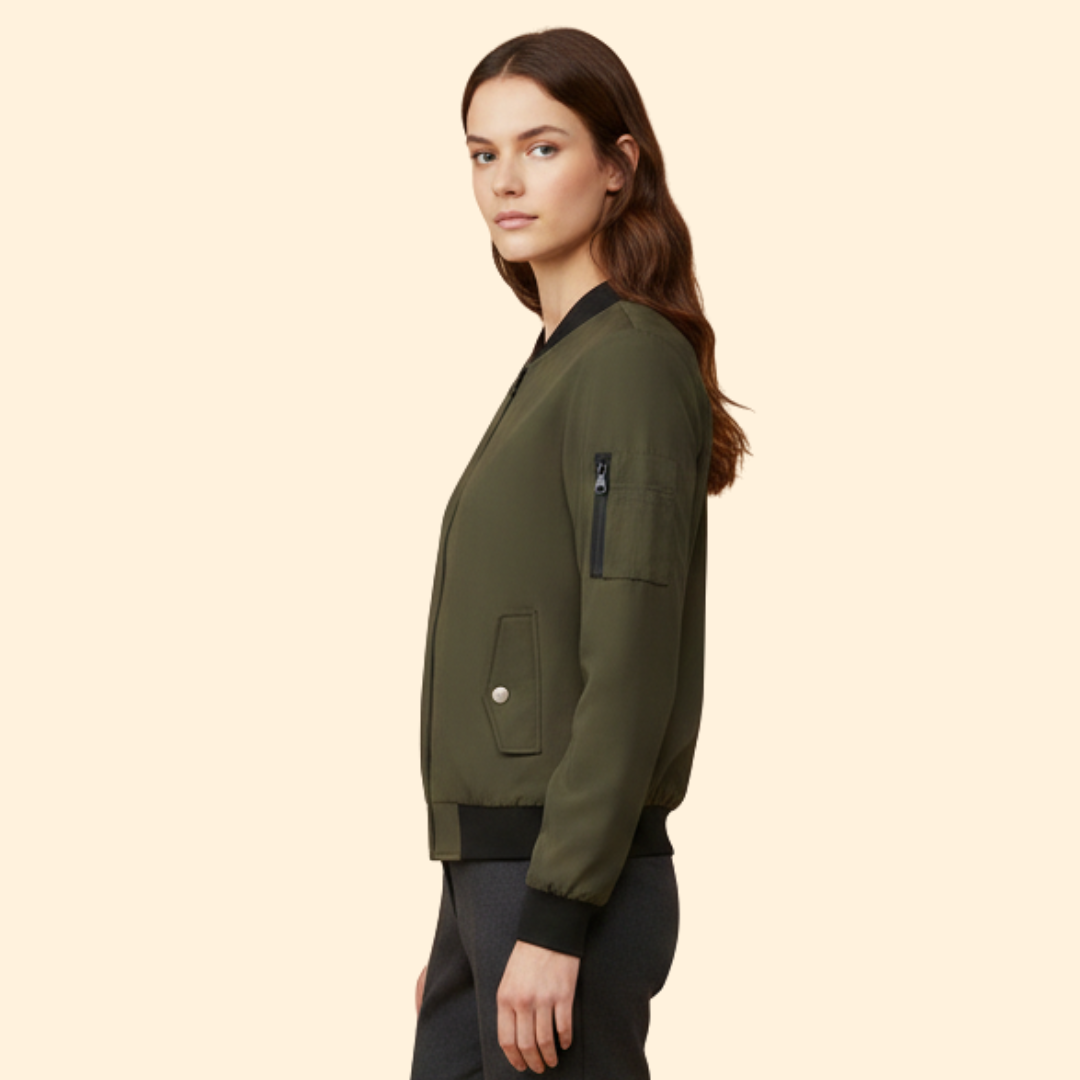 Women's Sporty Bomber Jacket
