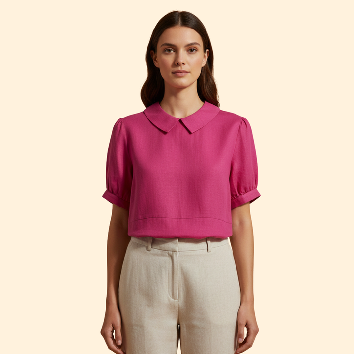 Women's Stylish Solid Blouse