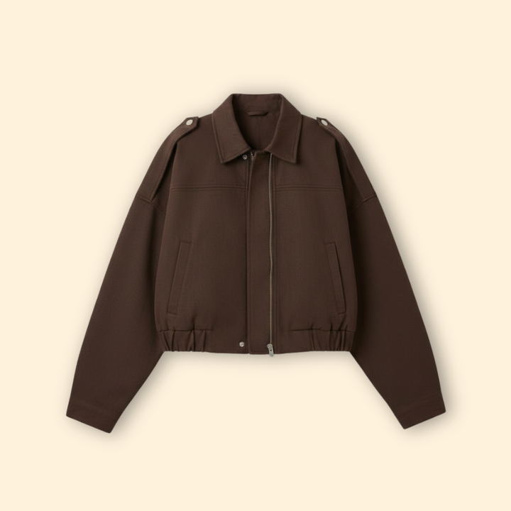 Women’s Suede Bomber Jacket