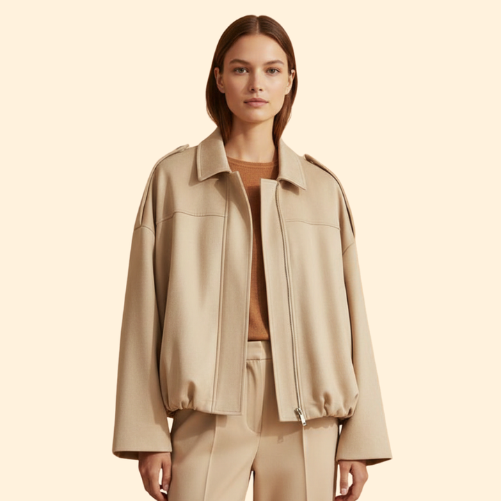 Women’s Suede Bomber Jacket