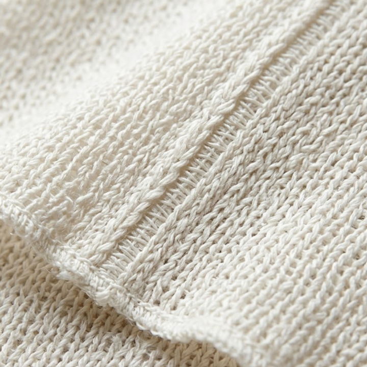 Women's Textured Crop Top with Wide Sleeves