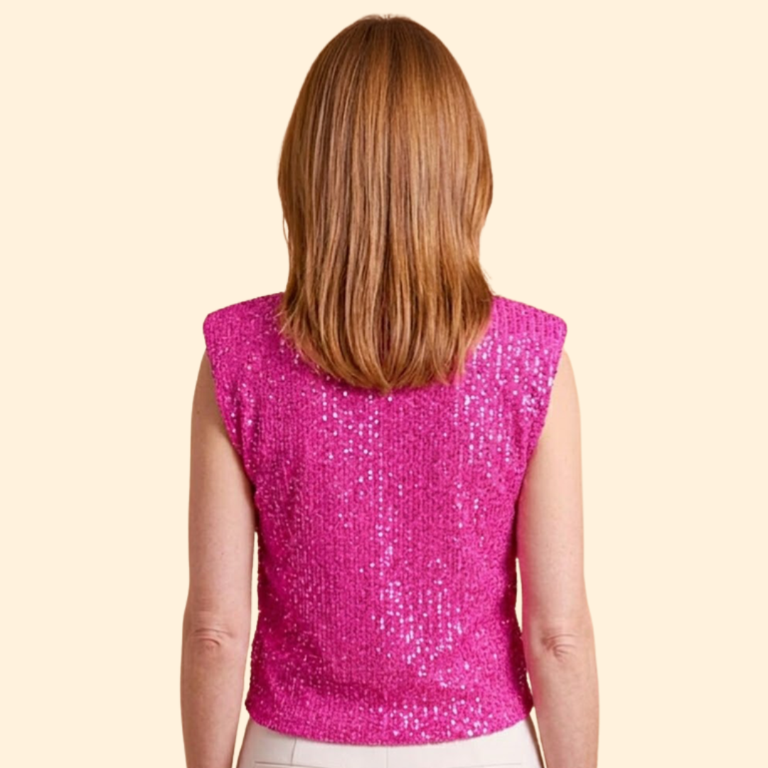 Women's Textured Sleeveless Crop Top