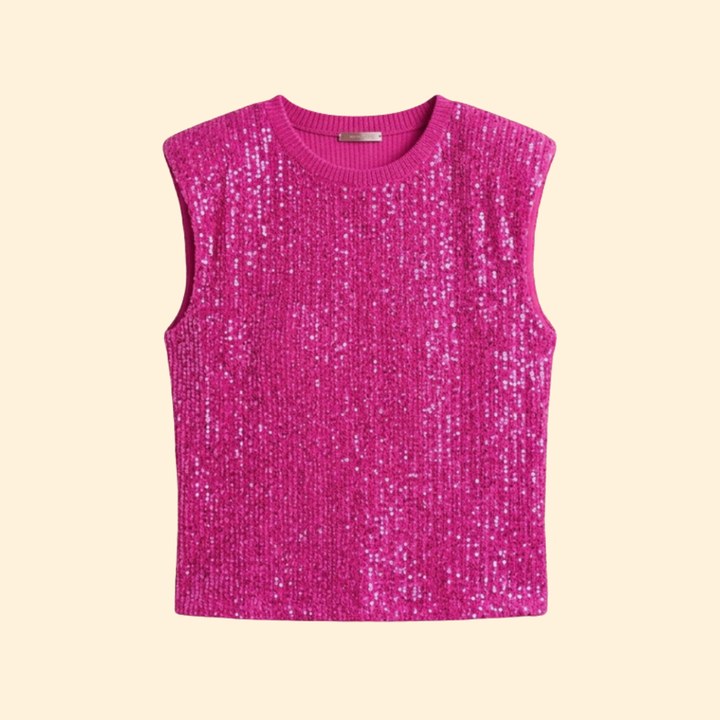 Women's Textured Sleeveless Crop Top