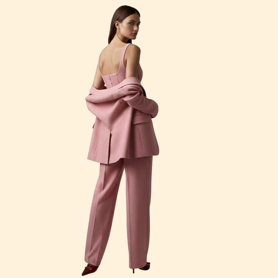 Women’s Trouser Suit with Corset Blazer